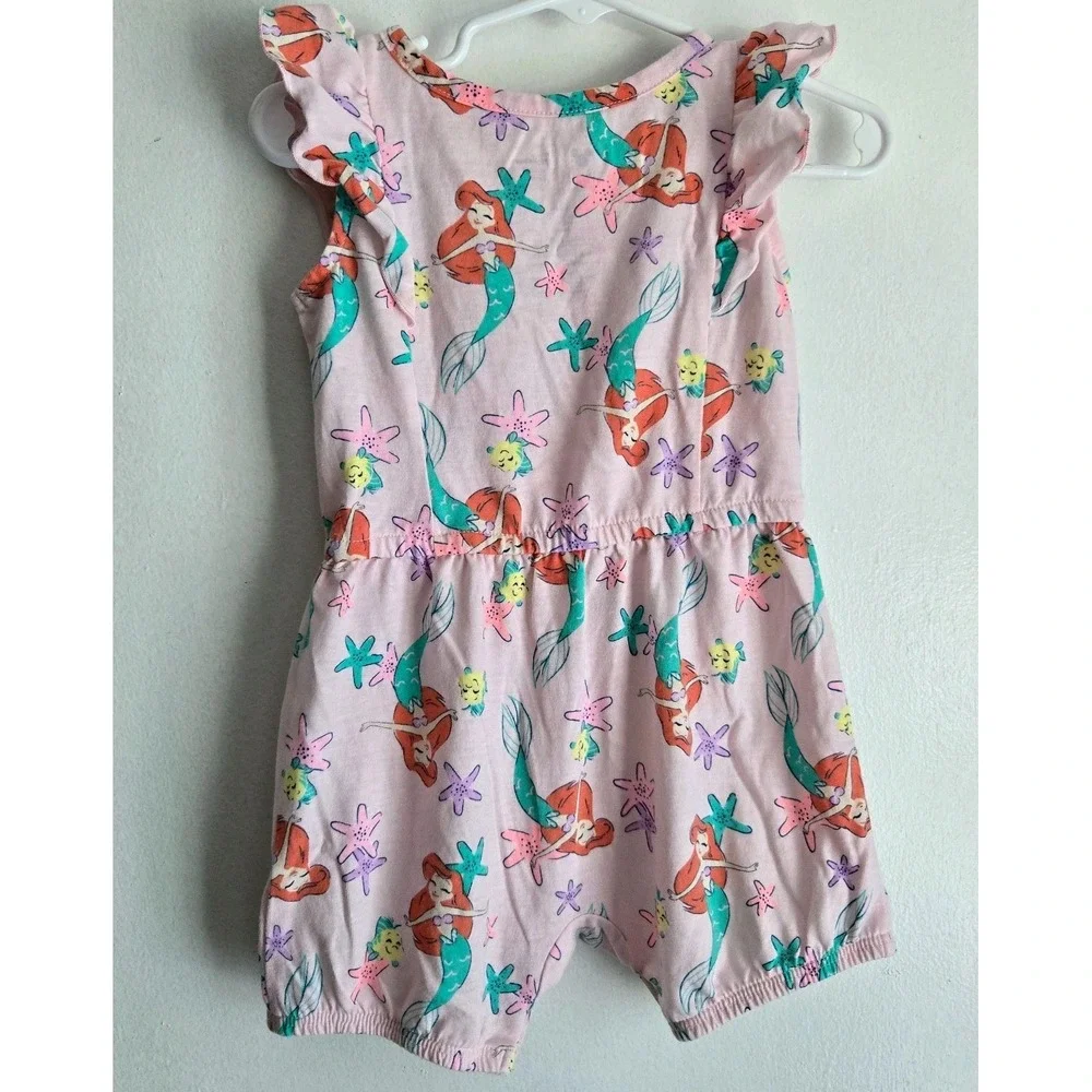 Disney's The Little Mermaid Ariel Toddler Girl‎ Flounce Sleeve Dress Size 18m